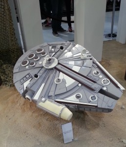 Le Faucon Millenium, vaisseau spatial de Han Solo.