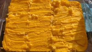Une polenta cuite à point et gratinée sur le dessus !