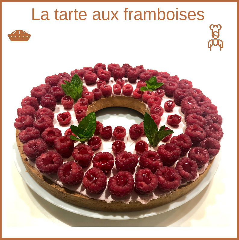 tartes framboises patisserie