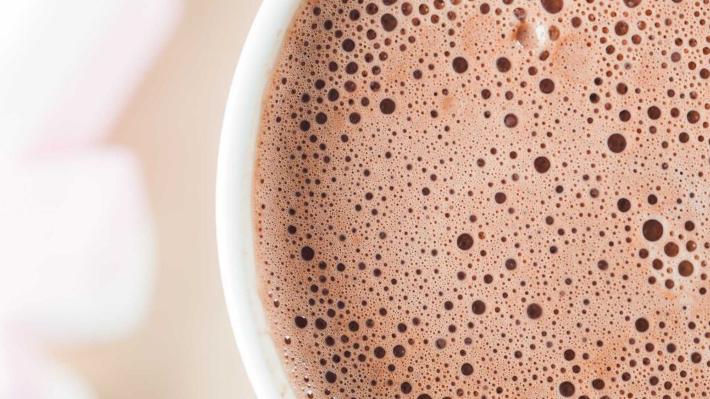 Tasse de chocolat chaud