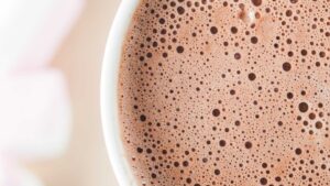 Tasse de chocolat chaud