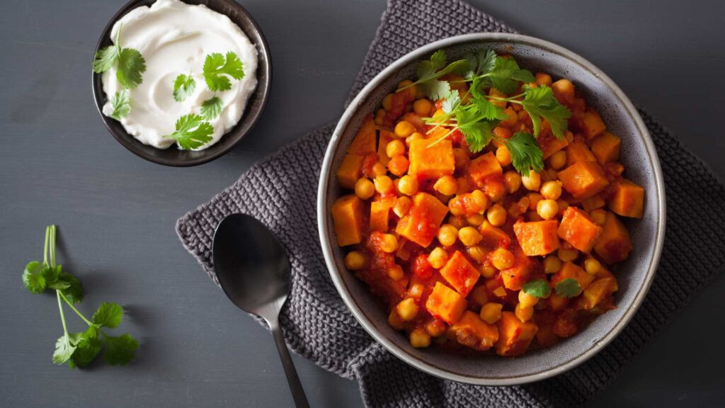 Curry de patates douces