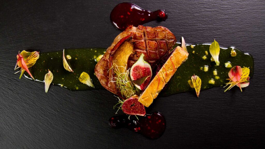 Plat gastronomique