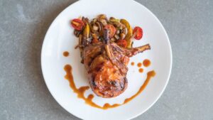 Plat gastronomique revisité
