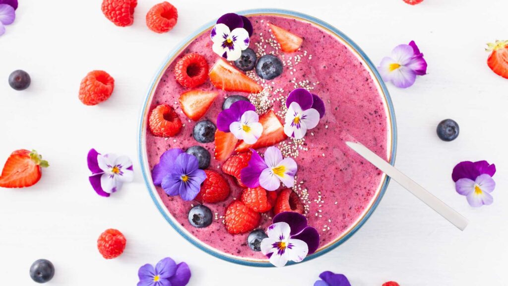 Smoothie bowl aux fruits