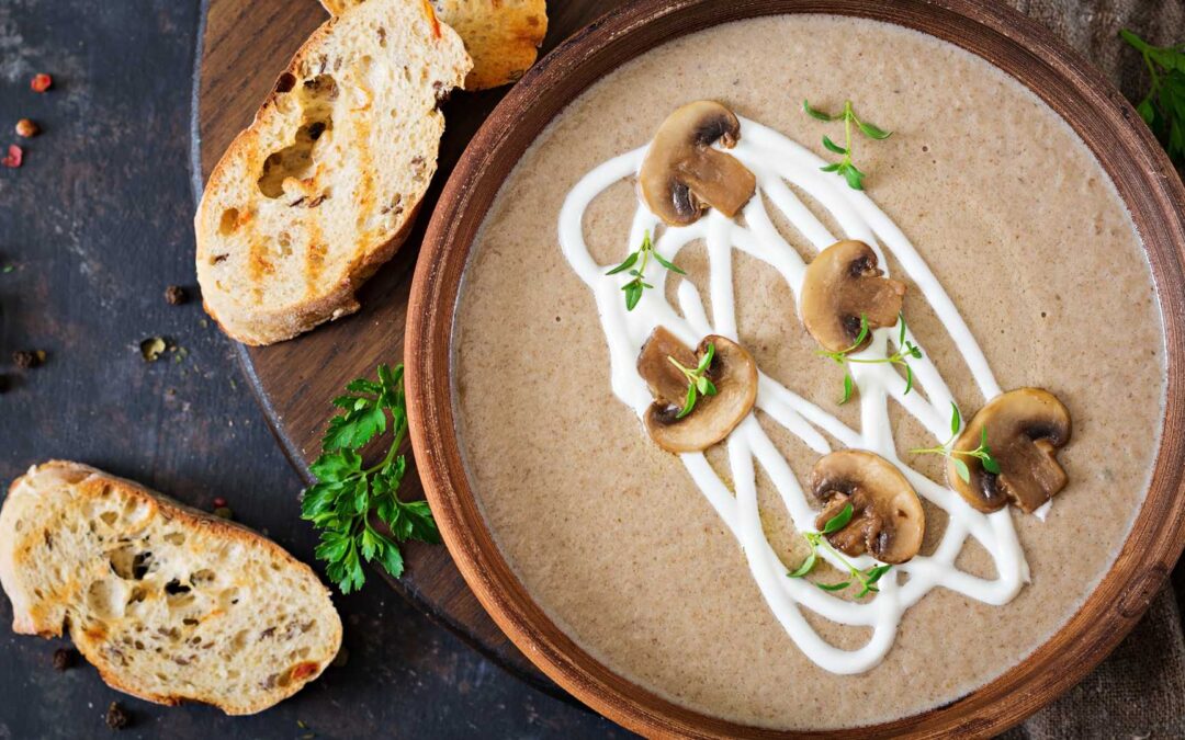 Velouté de champignons : onctuosité et simplicité