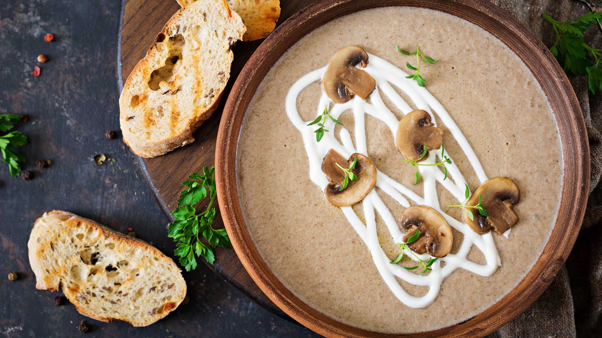 Velouté de champignons