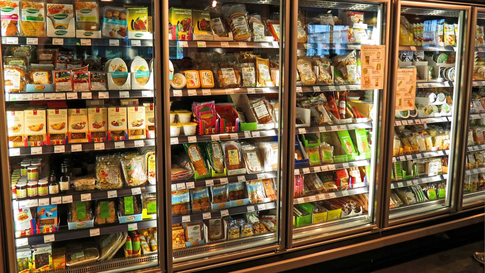 Frigidaire de super-marché