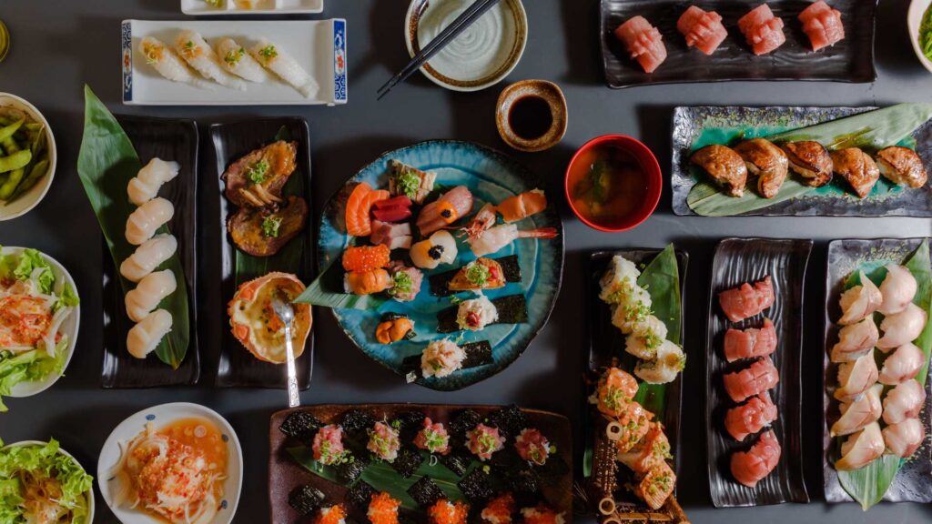 Plat de sushi