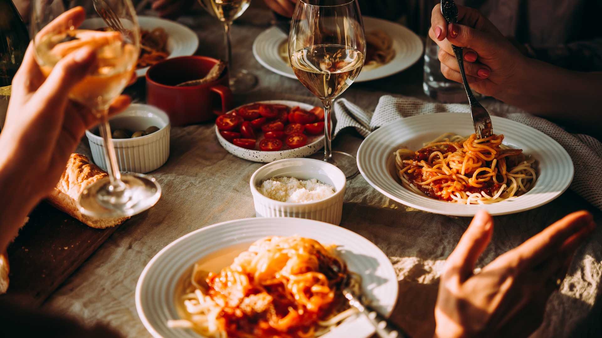 Table d'un dîner