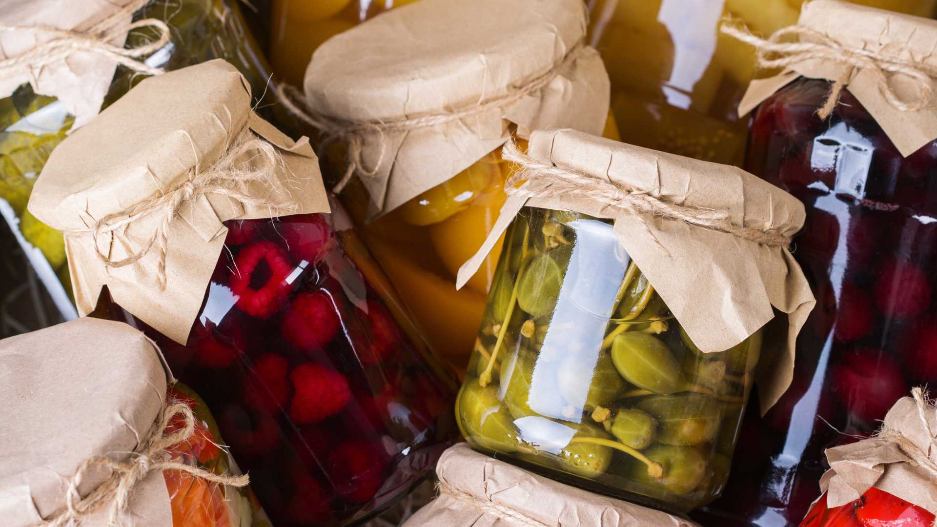 Aliment fermentés dans des pots