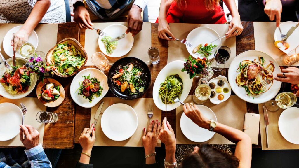 Table de restaurant 