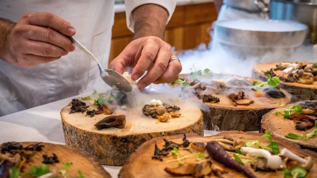 Plat gastronomique