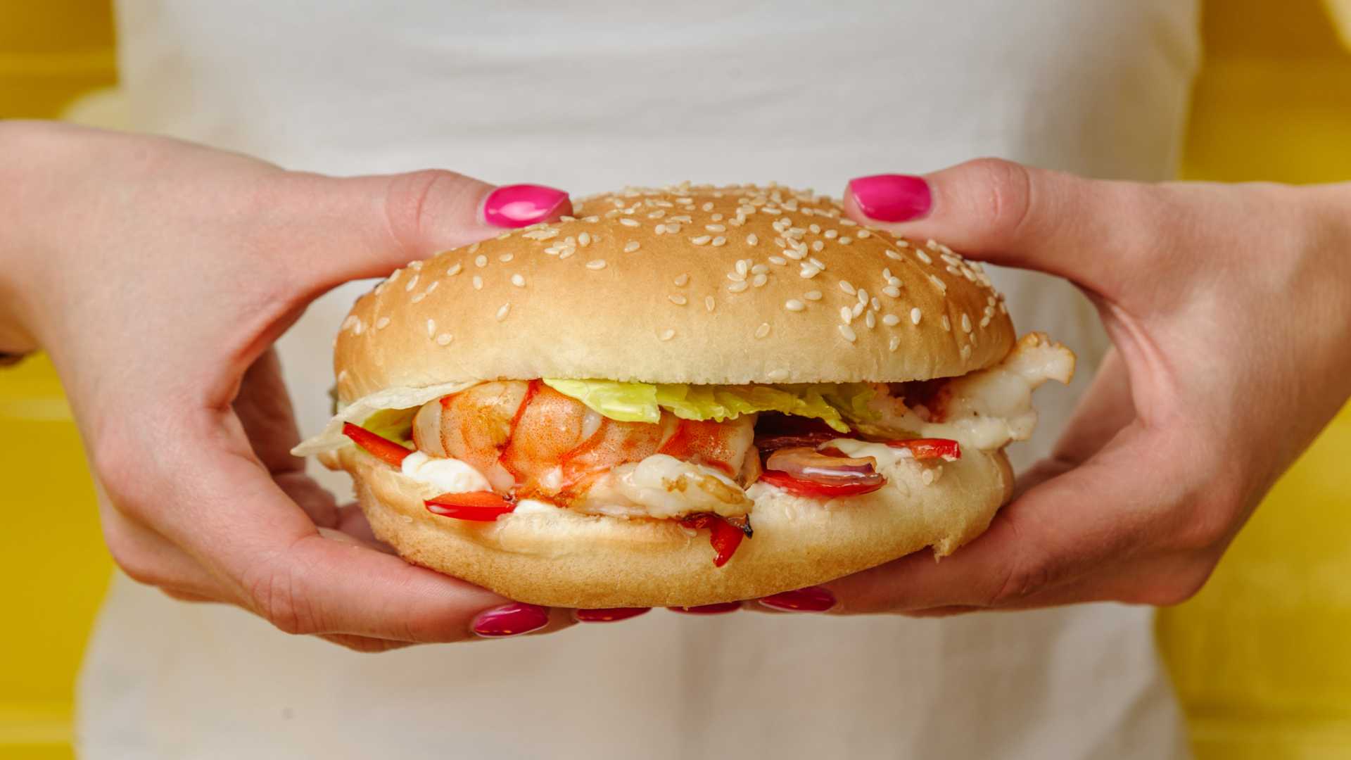 Sandwich à la crevette