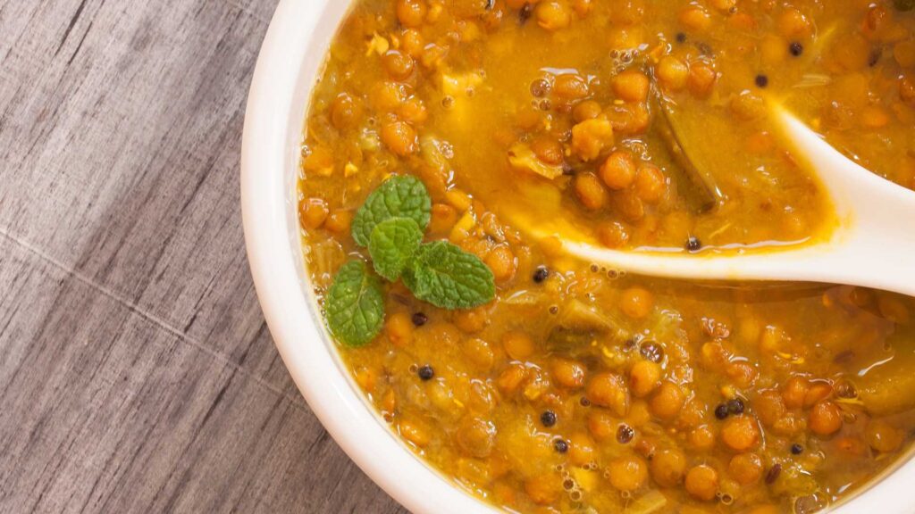Soupe de lentilles corail