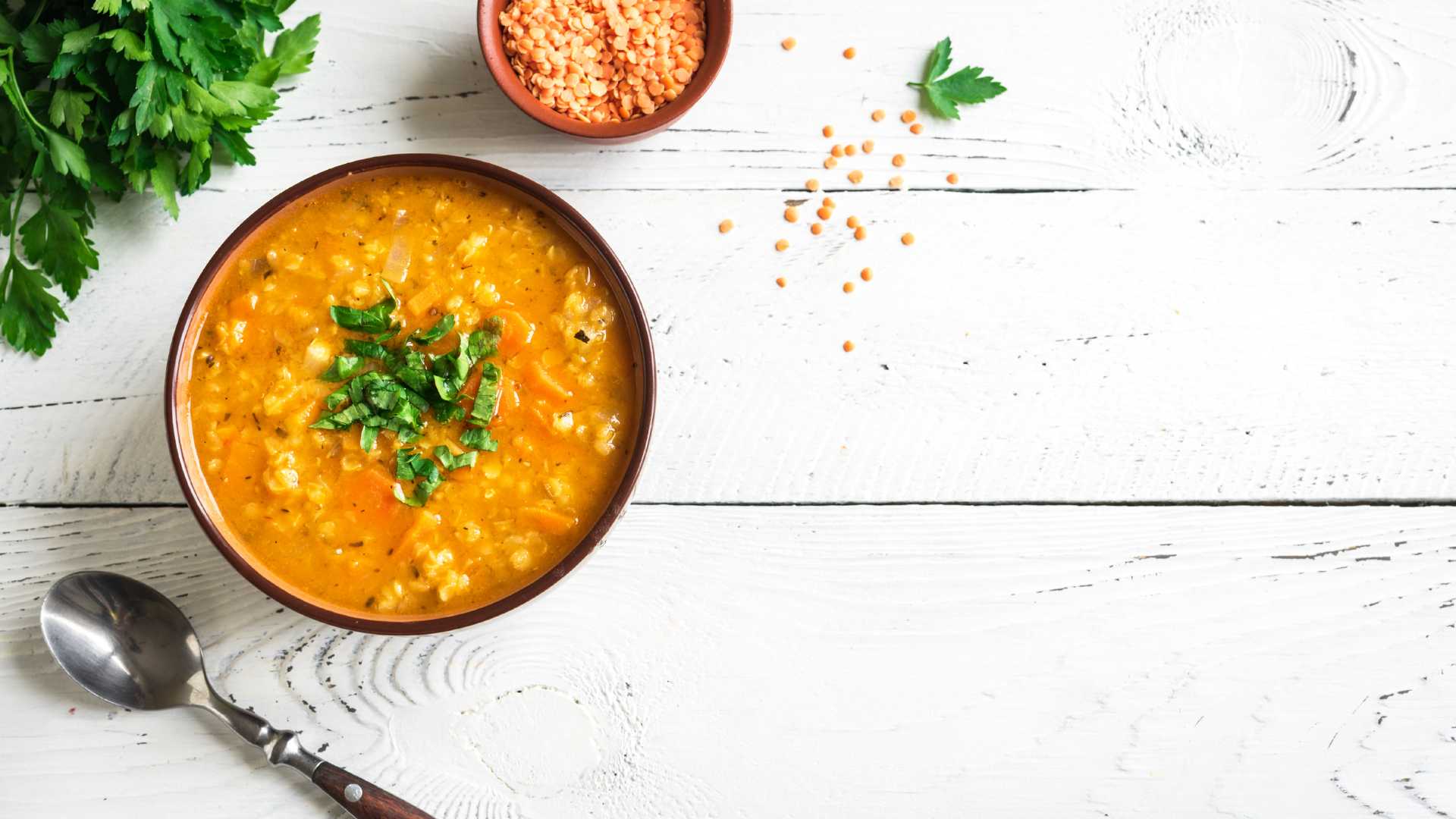 Soupe de lentilles de corail