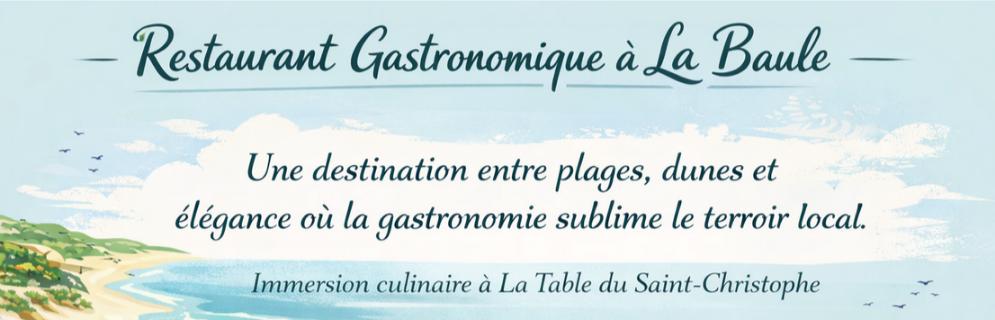 table hotel saint christophe la baule