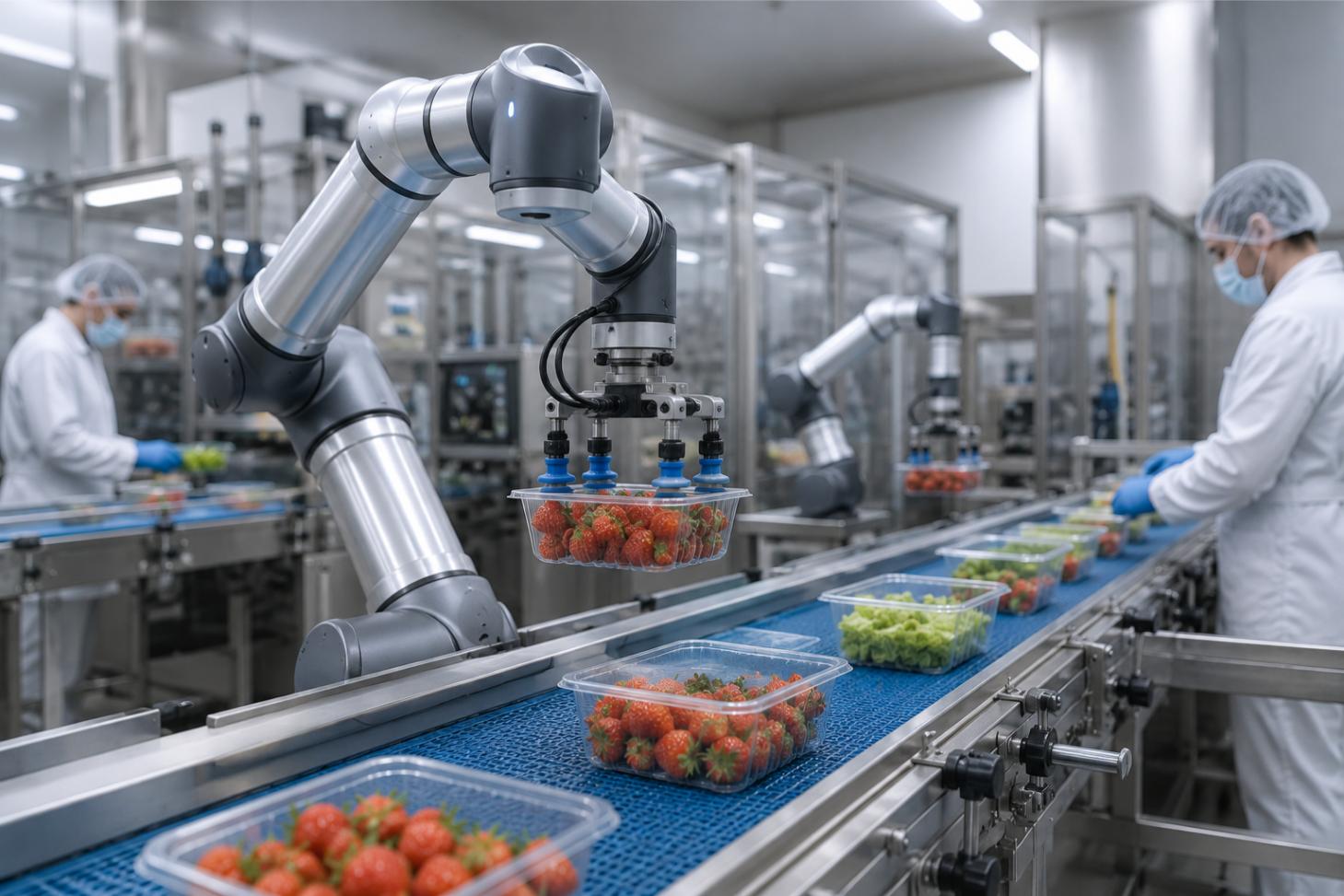 Robots collaboratifs agroalimentaire